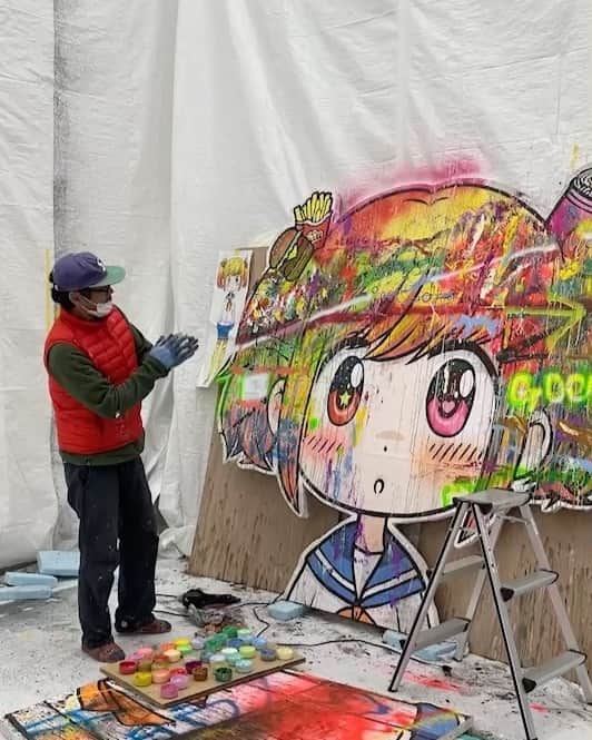 Mr.のインスタグラム：「painting.」