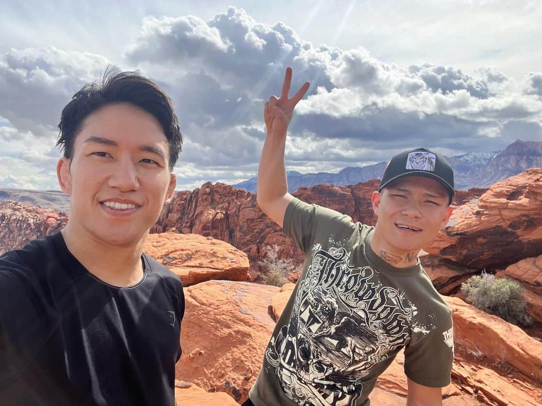 朝倉海のインスタグラム：「壮大🇺🇸⛰」