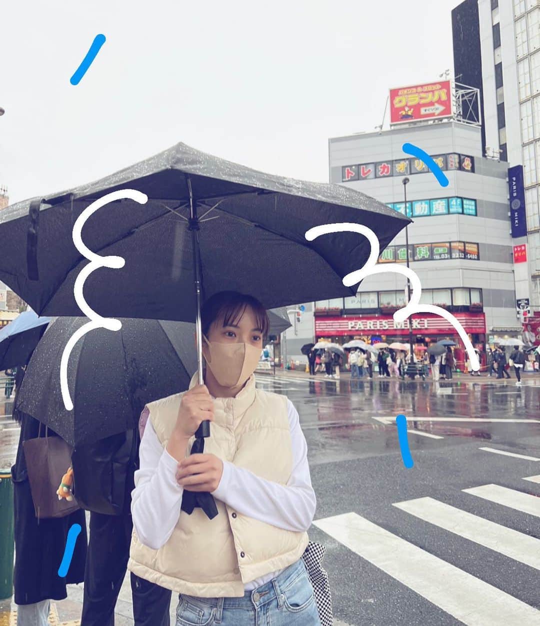 中山来未のインスタグラム：「新大久保ぽくないけど新大久保🥱」