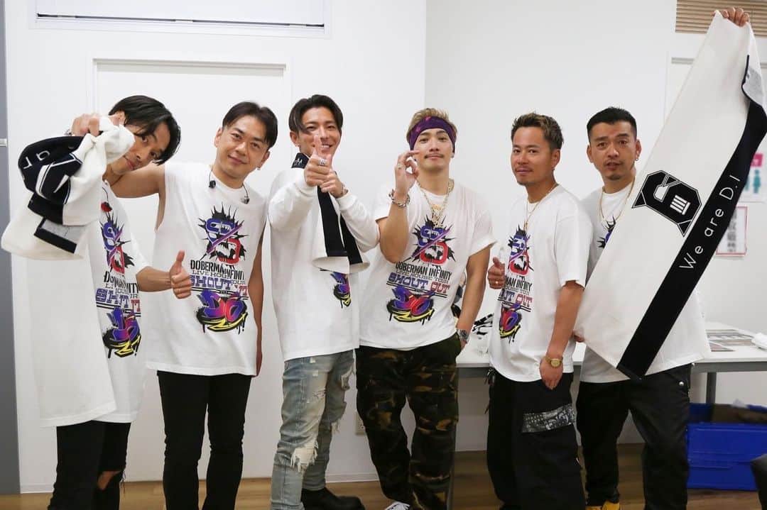 のインスタグラム：「2023.3.11🎤  DOBERMAN INFINITY LIVE HOUSE TOUR 2023  "SHOUT OUT to D6"  1公演目　愛知  #dobermaninfinity  #d6」