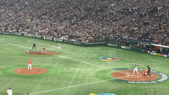 のインスタグラム：「2023.3.9⚾️⚾️⚾️  2023 WORLD BASEBALL CLASSIC  初戦　vs 中国  w/ @kubo_c_ldh @sway_ldh   #この歳になっても野球から夢をもらう #オオタニサーン」