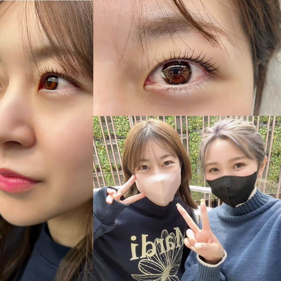 長谷川麻衣のインスタグラム：「あちこちバラバラになったまつ毛をキレイにパーマで整えてもらいました🌸  マスカラすると花粉症で目擦ったりしてパンダ目になるので、この時期ホントにありがたい🥺❤️  数々のアイラッシュサロンに通ったけど  @___yume.lash ちゃん技術力高すぎなのよ🐼  @lolly.eye   #まつげパーマ  #まつぱ #アイラッシュ #アイラッシュサロン  #Cカール #吉祥寺 #花粉症対策  #mardimercredi」