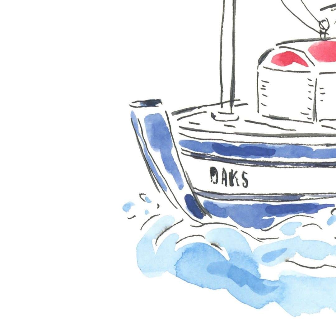 DAKS Japan（ダックス）のインスタグラム：「【DAKS × yoco】コラボ  世界で活躍するイラストレーター・永宮陽子さんにDAKSのイラストを描いていただきました🎨  DAKSといえば、たびたび登場するベアのモチーフ。そのベアが永宮さんの手によって、旅する紳士"ジャーニー"として水彩画タッチで新たに生まれました。  ロンドンを舞台に、イギリスの伝統的な食を1日を通して味わうジャーニー。食いしん坊ジャーニーの旅が今、始まります。  #daks #dakslondon #永宮陽子 #yoconagamiya  #ダックス #英国御用達 #英国ブランド」