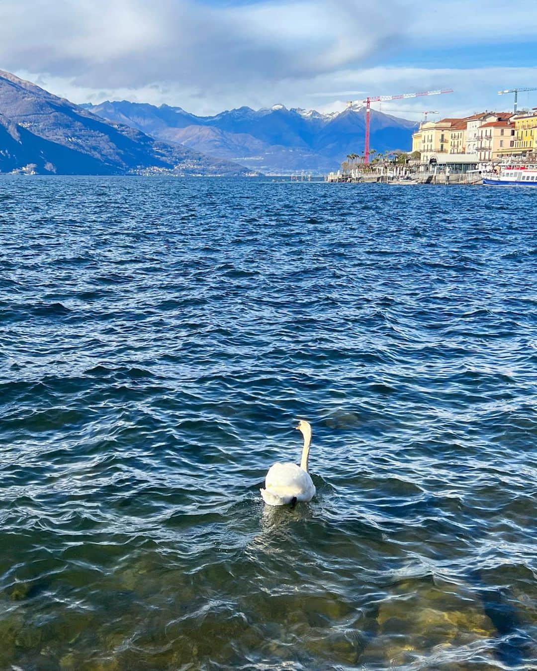 小野寺南友さんのインスタグラム写真 - (小野寺南友Instagram)「. ミラノの上の方にあるコモ湖に行ってきたよ💐  もう半袖でいいくらい暖かかった！」3月13日 16時49分 - miyuonodera_