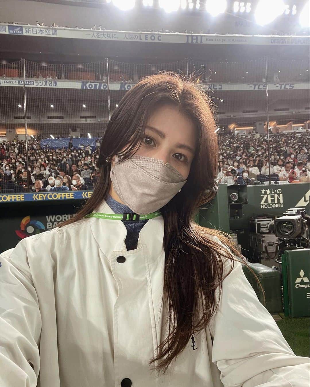 九里聖莉奈のインスタグラム：「. ⁡ 1日目　中国戦 2日目　韓国戦 3日目　チェコリパブリック戦 4日目　オーストラリア戦 ⁡ 1位通過おめでとうーーー！ 準々決勝も勝ってマイアミ行きましょう🔥🔥 ⁡ ⁡ #kuriseri #wbc2023 #worldbaseballclassic2023 #wbc #侍ジャパン  ⁡」