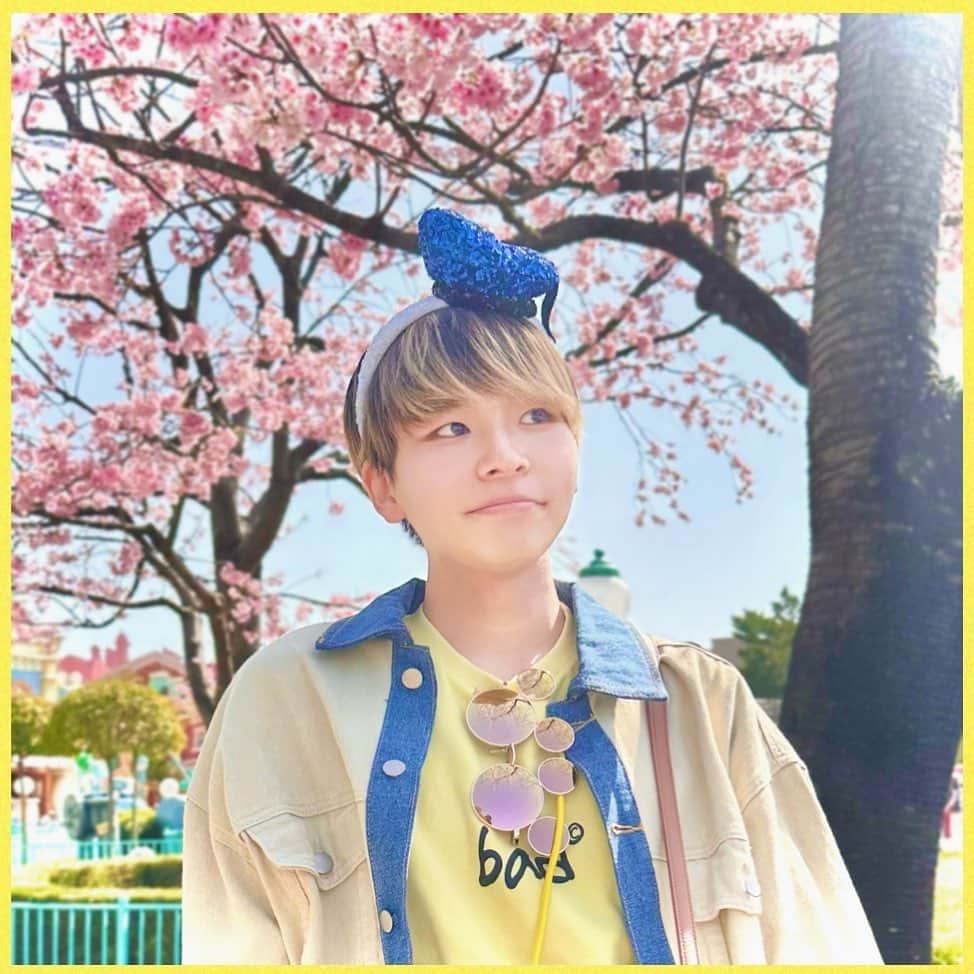 ぴろPIROのインスタグラム：「は〜るがき〜た〜🎶 は〜るがき〜た〜🌸  久々の陸でした🏰  #トゥーンタウン  #ディズニーランド #디즈니랜드 #disneyland  #ディズニー #디즈니 #disney」