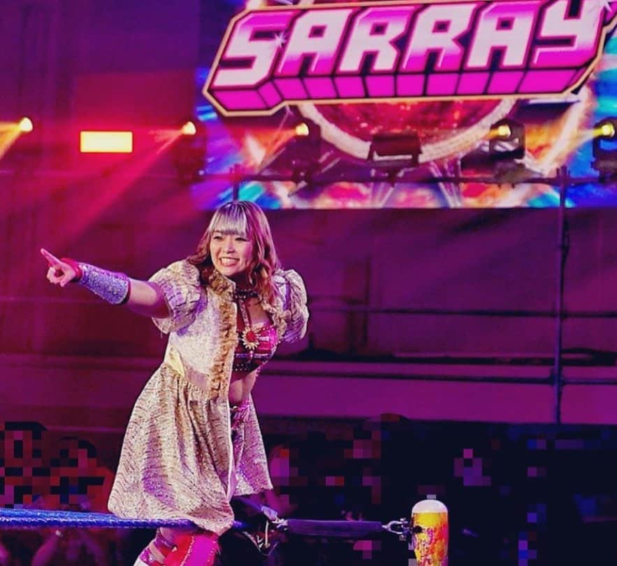 Sareeeのインスタグラム：「No matter what some people might say, I did my best. I am so glad that I had the chance to go to WWE🙏✨  Thank you WWE Thank you Sarray  Thank you WWE Universe ☀️」