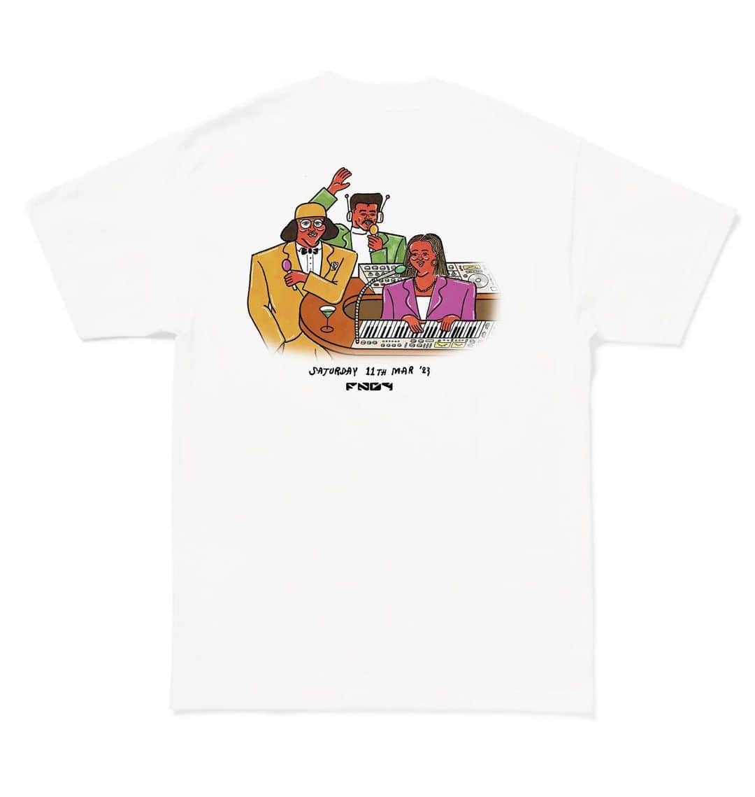 FNCYのインスタグラム：「🌈只今より 3/19(日)23:59締切で『WONDER SHOW』で販売したNONCHELEEE氏のイラストがシルク製版でプリントされたTシャツの受注を開始させて頂きます👀  先着順でステッカーも付きます📦  デリバリーは今月末から4月上旬を予定しております。  プロフィールリンクよりOfficial Shopに飛べますので📲 宜しくお願いいたします‼️」