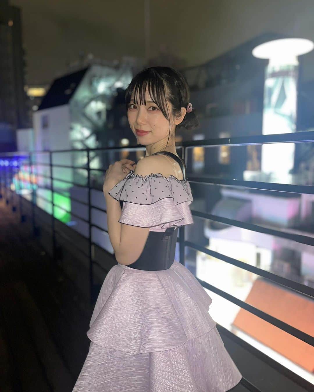 是枝優美のインスタグラム：「ポートレート機能で撮ってみた、ライブ後の汗だくみんちゃん😸」