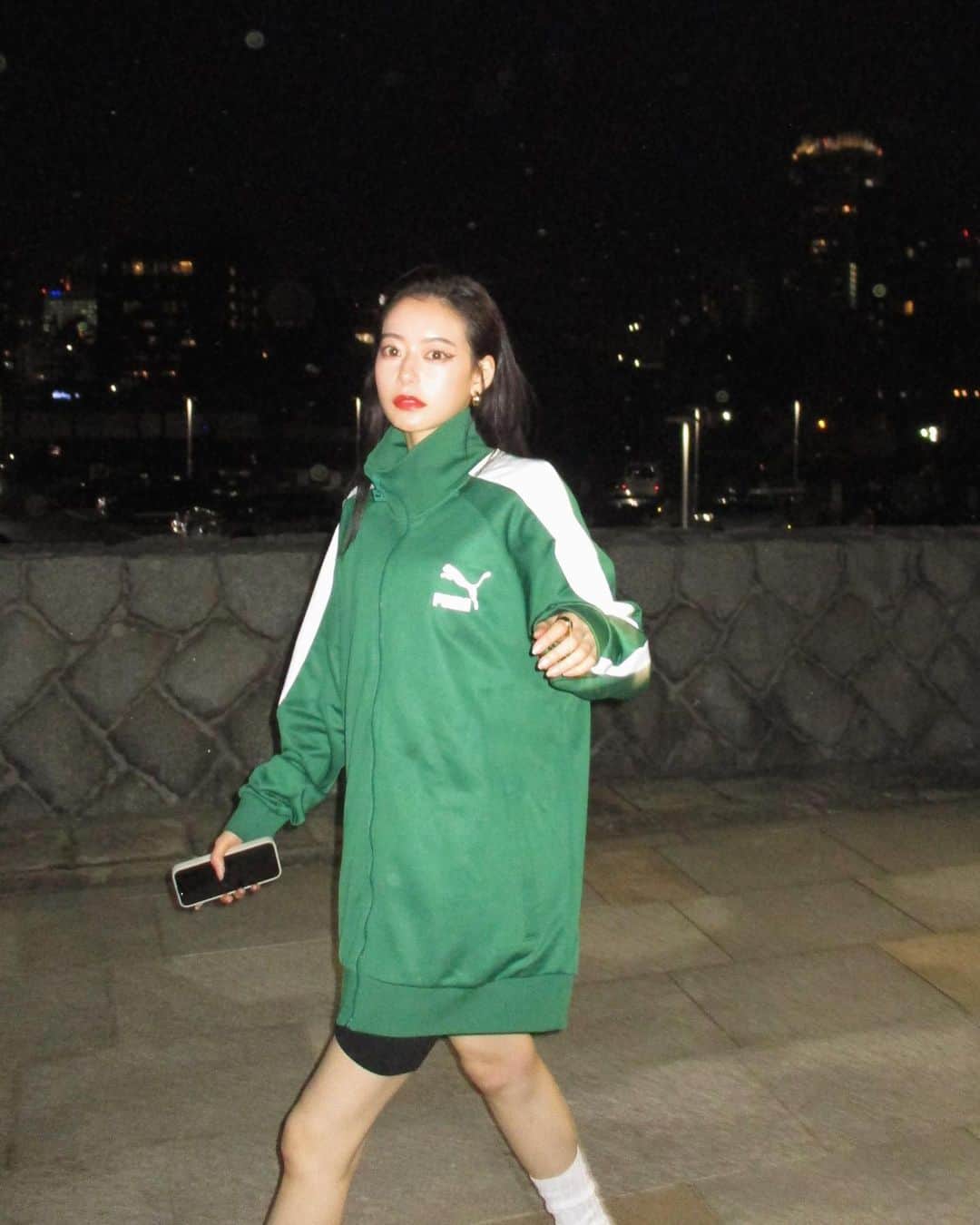 Nagomi（なごみ）のインスタグラム：「.  PUMA 75th Anniversary "FOREVER. FASTER."  THE SHOW💚 ⁡ #ForeverFaster  #PUMA #プーマ」