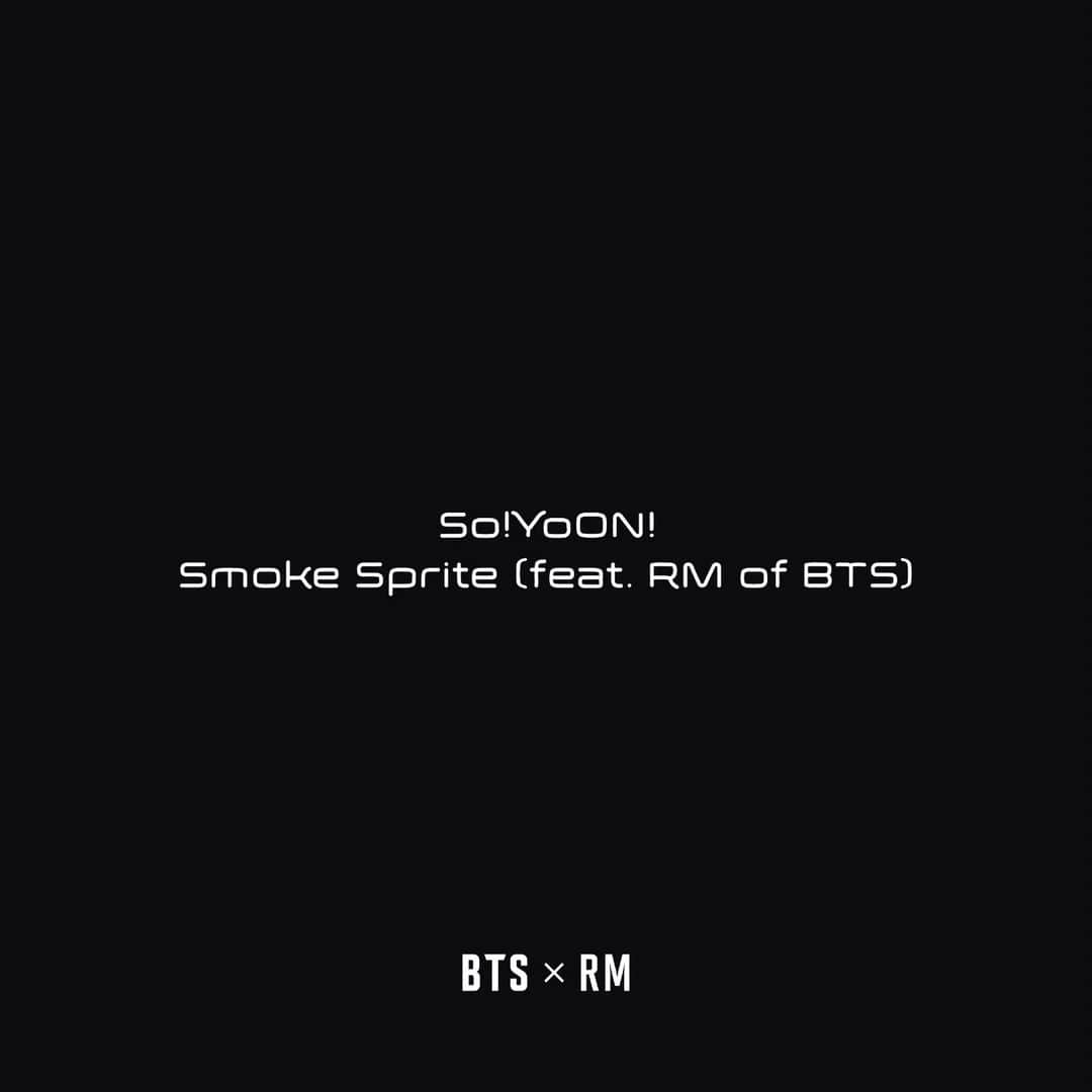 BTSさんのインスタグラム写真 - (BTSInstagram)「Smoke Sprite (feat. RM of BTS) Release #SmokeSprite #RM @rkive #황소윤 @sleeep__sheeep」3月14日 18時00分 - bts.bighitofficial