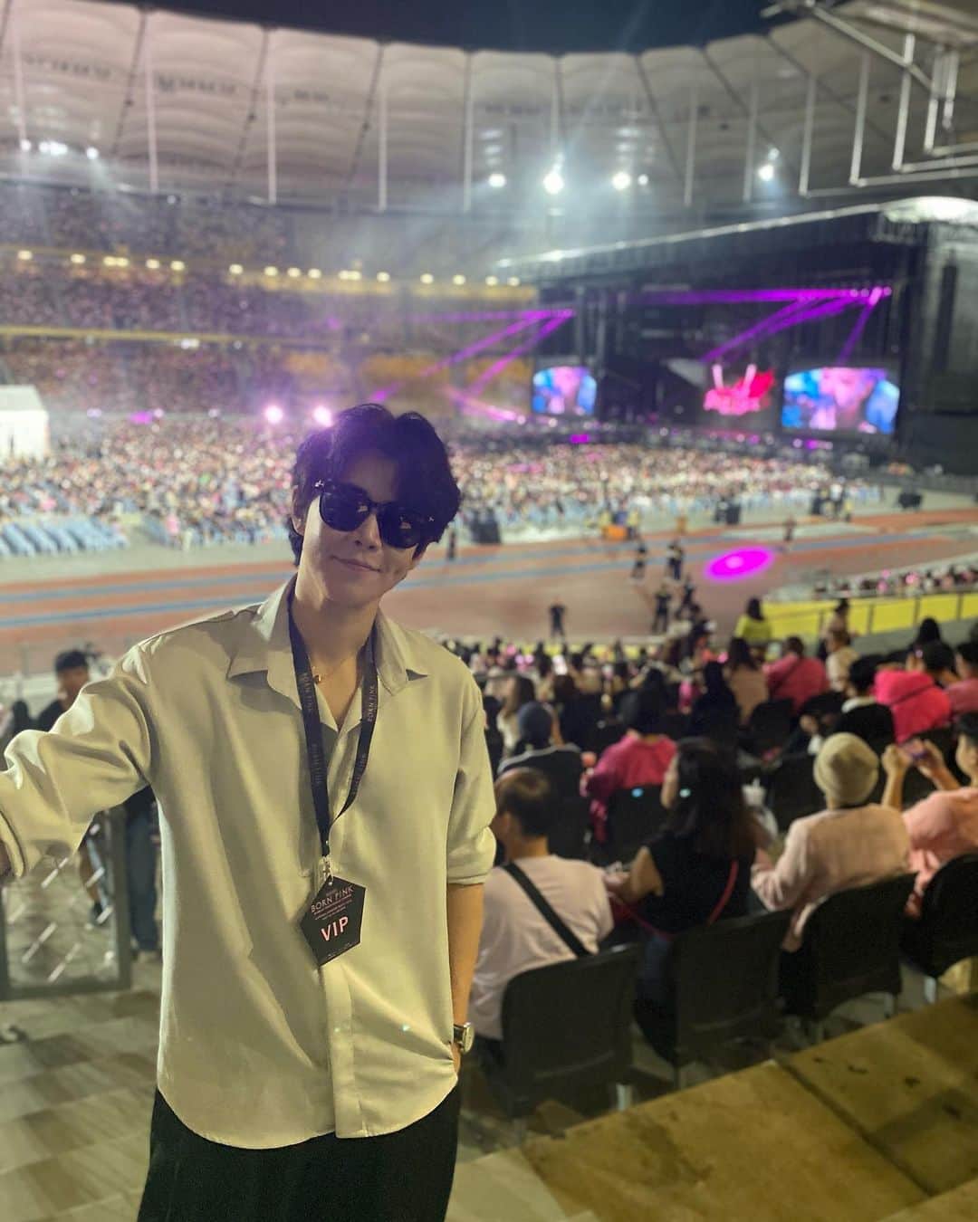 ハンビョル のインスタグラム：「Blackpink in KL. 고마워 형 @waynekimwooyoung」