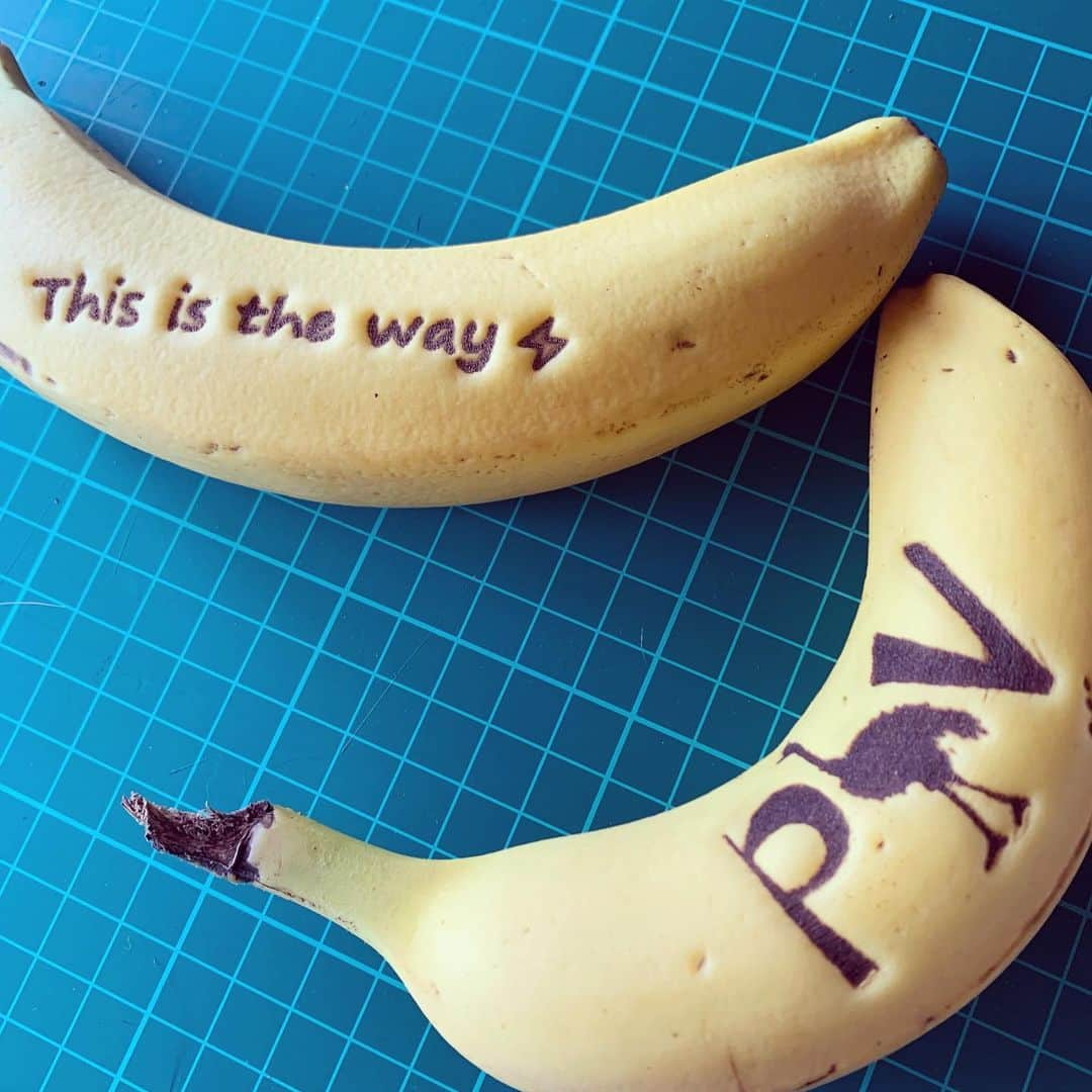 エンドケイプのインスタグラム：「#bananaart  #sns  #nostr #nostrich  #damus  #thisistheway  #endcape  #バナナアート」