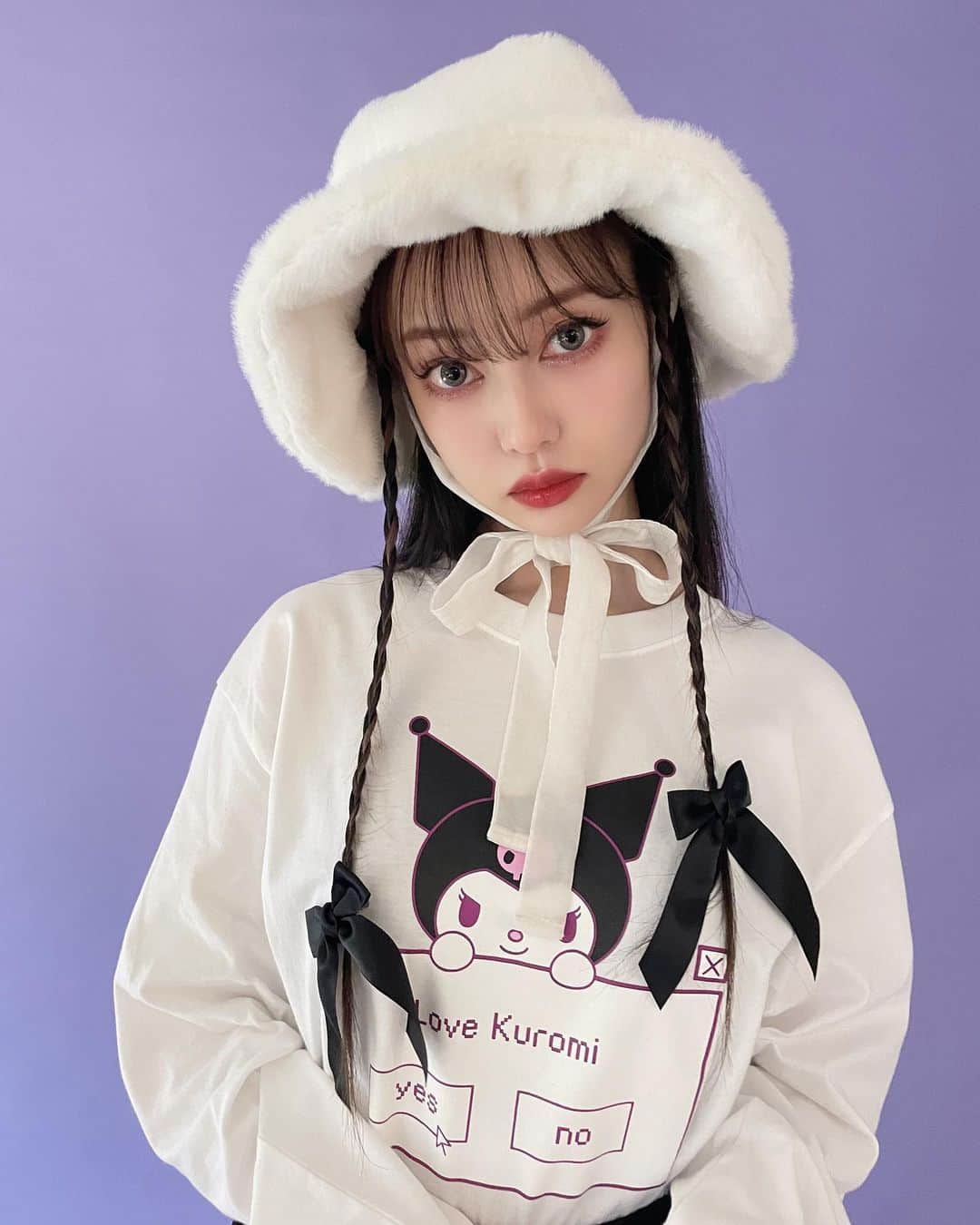 中村里砂のインスタグラム：「@candystripper_official × KUROMI🖤」