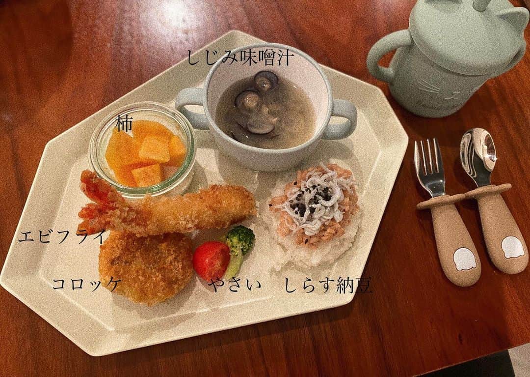 瀬戸サオリのインスタグラム：「息子ご飯🍚 全然載せてれないから ぼちぼち載せよう〜☺️🤍  #幼児食 #オーガニック #有機野菜 #無農薬栽培 #saori_cooking」