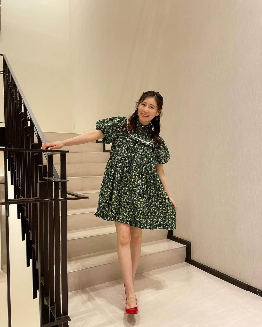 西野未姫のインスタグラム：「こういうワンピース好き😉💓」