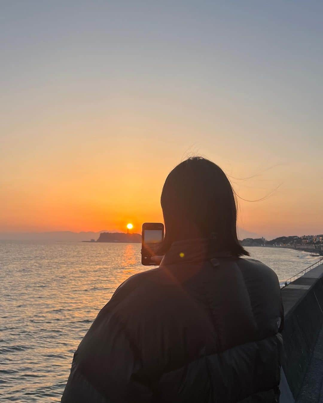 中田早保さんのインスタグラム写真 - (中田早保Instagram)「. 🧡  #nofilter #sunset」3月14日 20時39分 - saho_02