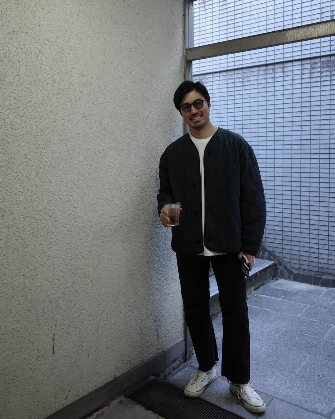 佐藤義朗のインスタグラム：「. ヒゲオジ  #mensfashion  #ricohgr3」