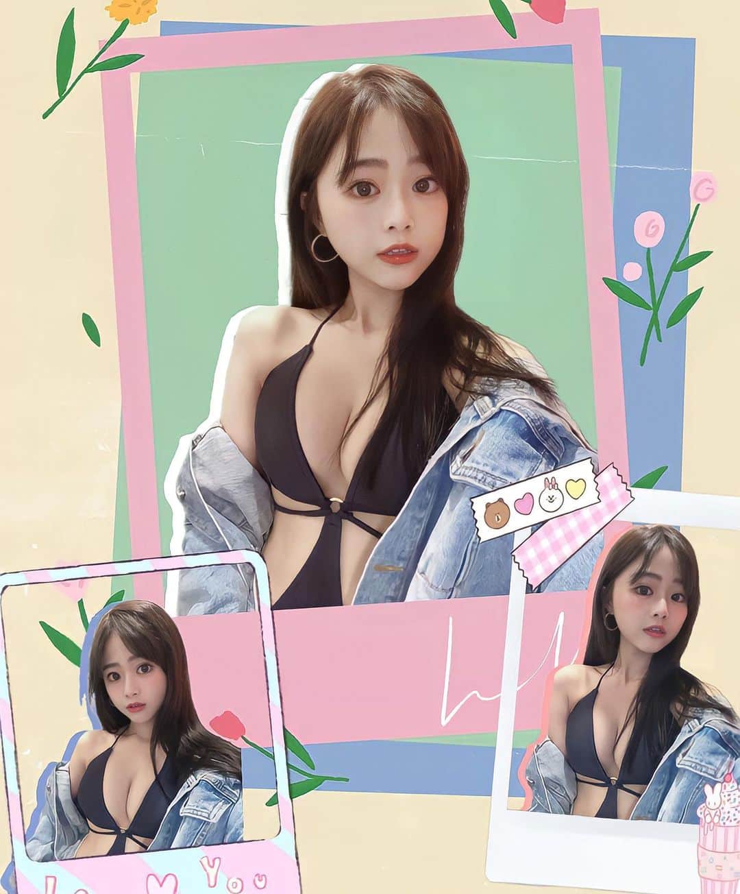 徐薇涵（Wei Han Xu）のインスタグラム：「Happy White Day🌹文末抽獎🎁 讓大家懷念一下長髮照 這是寫真定裝時拍的🤣 之前不敢發，現在沒照片拿來發發 - 新的一年來辦抽獎啦 禮物會有彩妝、保養品之類的❤️ 🔸抽獎辦法： ① 當然是有追蹤我的啦 ② 然後標記一位朋友，留言想要對我說的話♡ ③同帳號不重複留言  以上都符合會在3/22（三）抽出 五位幸運的朋朋❤️」