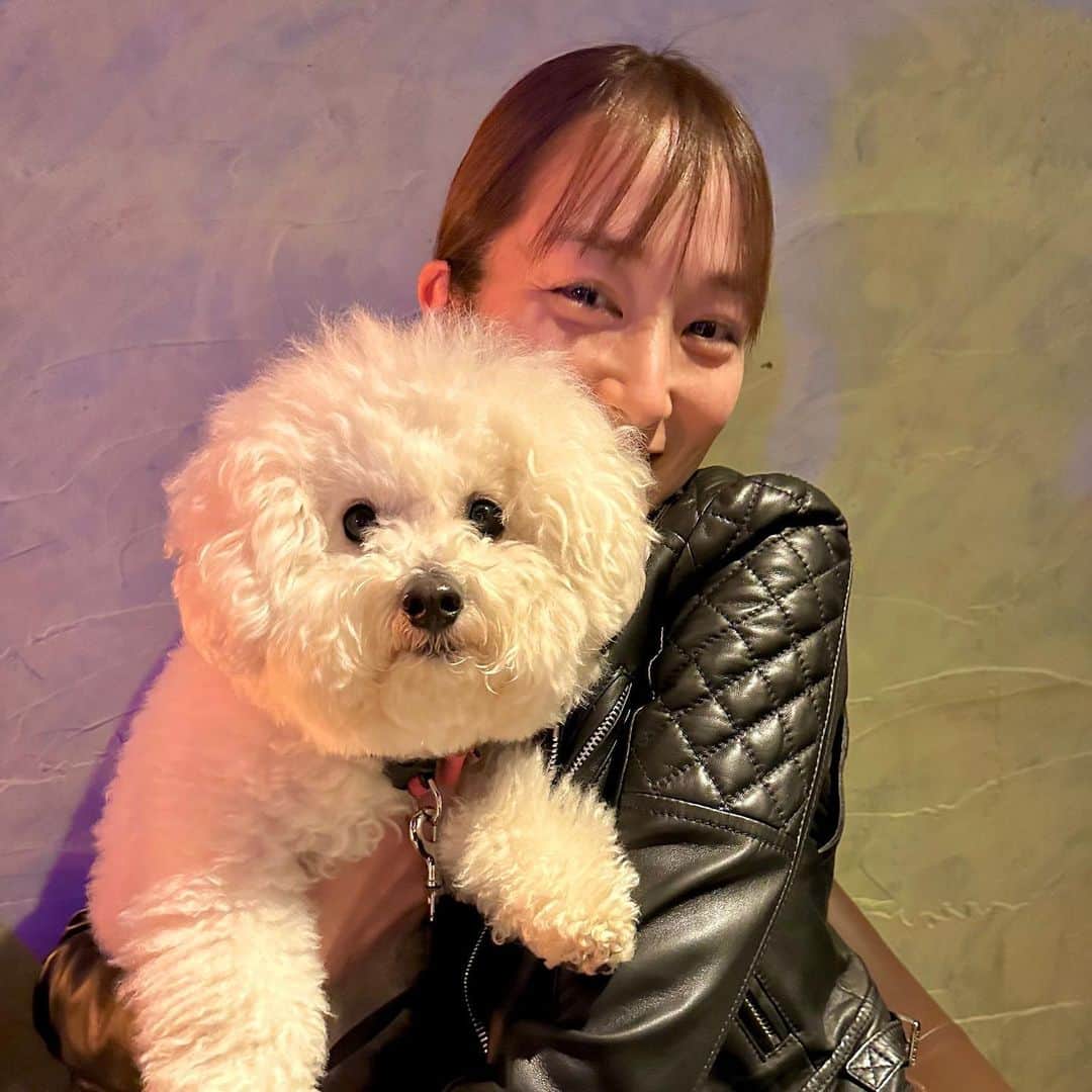 高梨臨のインスタグラム：「今日はホワイトデー🥰 ぱんちゃんの４歳の誕生日です🎂❤️ ぱんちゃん、いつもありがとう。これからもずっと一緒だよ( ◠‿◠ )」