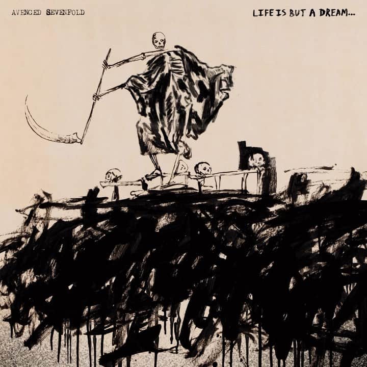 のインスタグラム：「We’re thrilled to announce our new album, Life Is But A Dream… available June 2, 2023. Written and recorded over the span of four years, the album was inspired by the writing and philosophy of Albert Camus. Our good friend and brilliant artist, Wes Lang, encapsulated our theme of existentialism through visual art for the album packaging. Pre-order now, and watch the official video for “Nobody” - streaming everywhere now.   #LifeIsButADream… #Nobody」