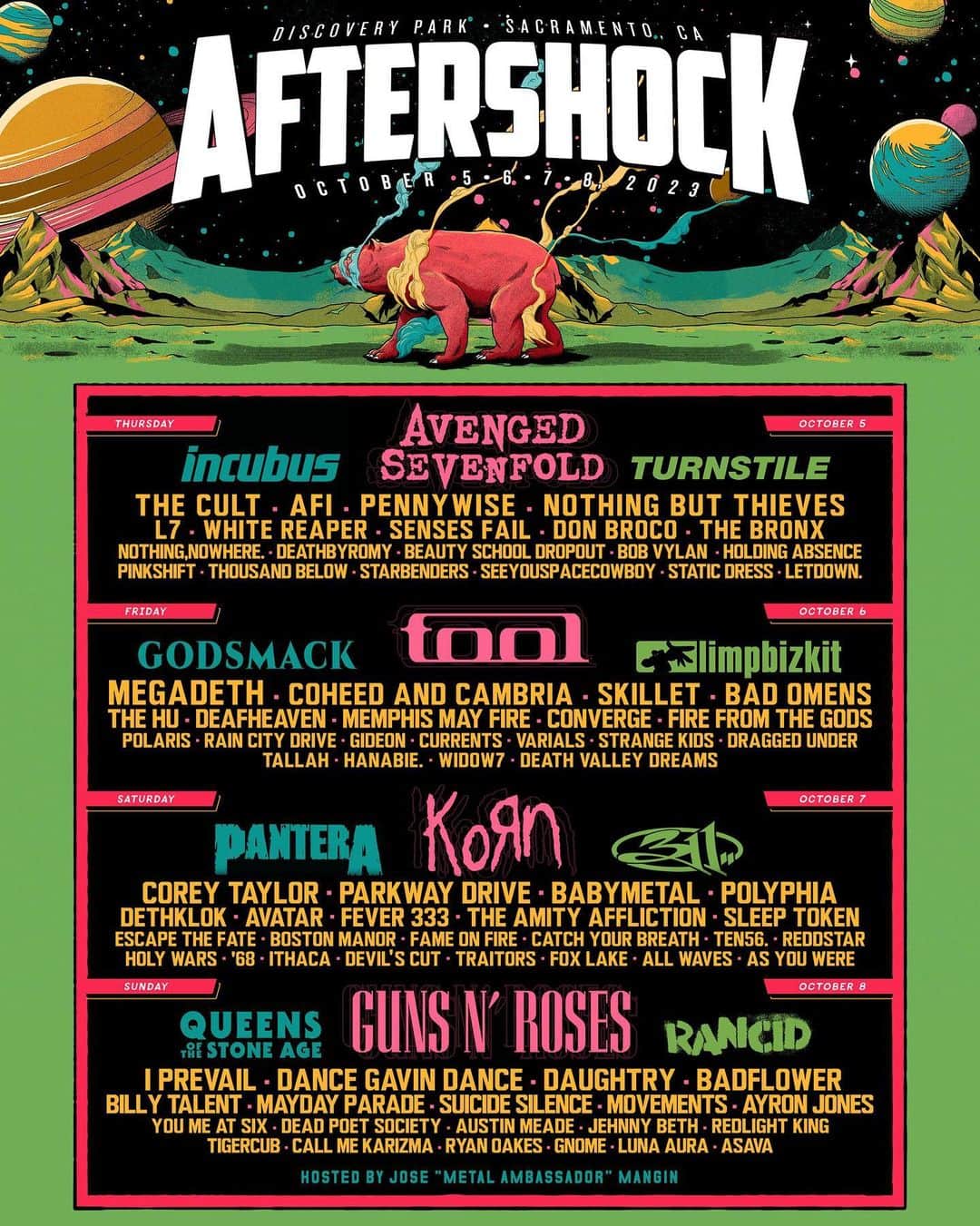 AFIさんのインスタグラム写真 - (AFIInstagram)「We’ll see you at @aftershockfestival in October. Get tickets at the link in stories.  📷: @ashleyosborn」3月15日 1時06分 - afireinside