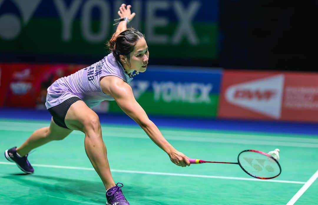 ラチャノック・インタノンのインスタグラム：「#allengland2023 #allenglandsuper1000  📷 : @badmintonphoto_official」