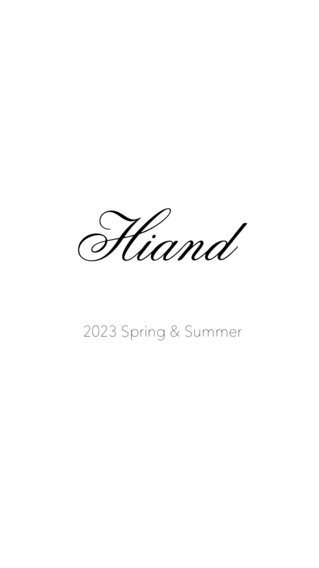 のインスタグラム：「2023 Spring & Summer  @hiand_official   #HIAND#ハイアンド」
