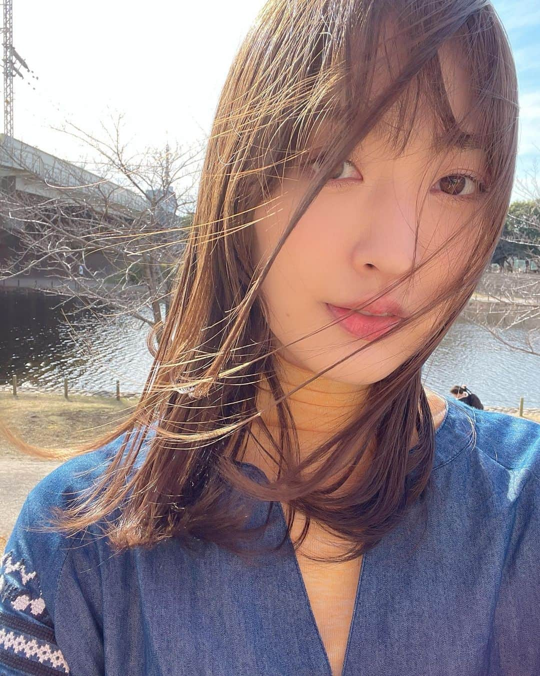 中井さくらのインスタグラム：「*  日に日に春らしくなるね🌸  お花見したいし、ピクニックしたい✨  花粉に振り回されない春って最高🥺  #」