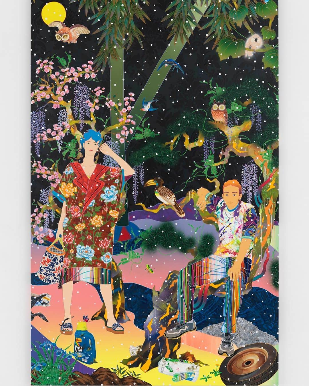 松山智一のインスタグラム：「Home Salvation Toner , 2022」