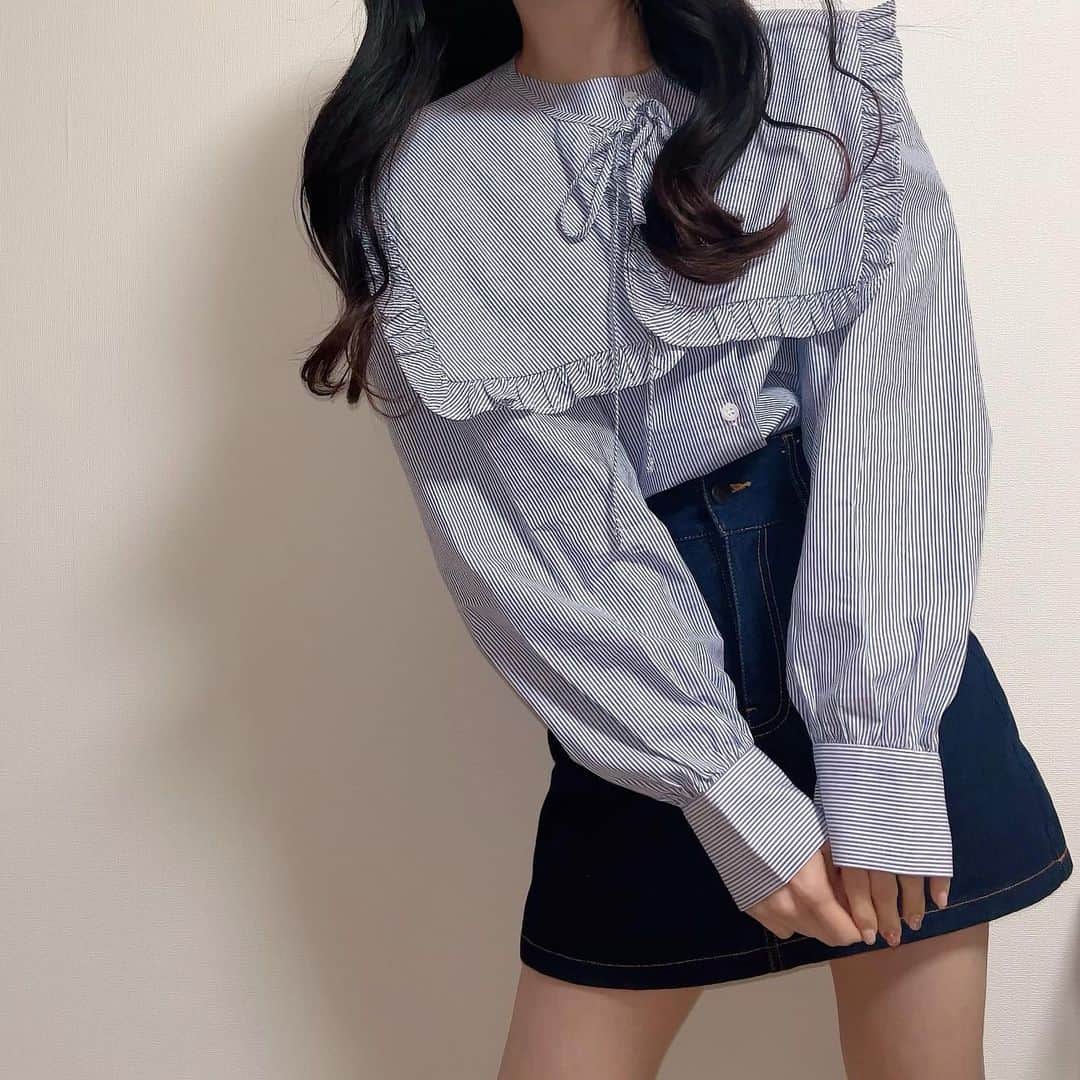 神谷るなのインスタグラム：「お昼はもう上着いらない🫶 服いっぱい着るの大嫌いだから春大好き🫶  #spring #follow #fashion」