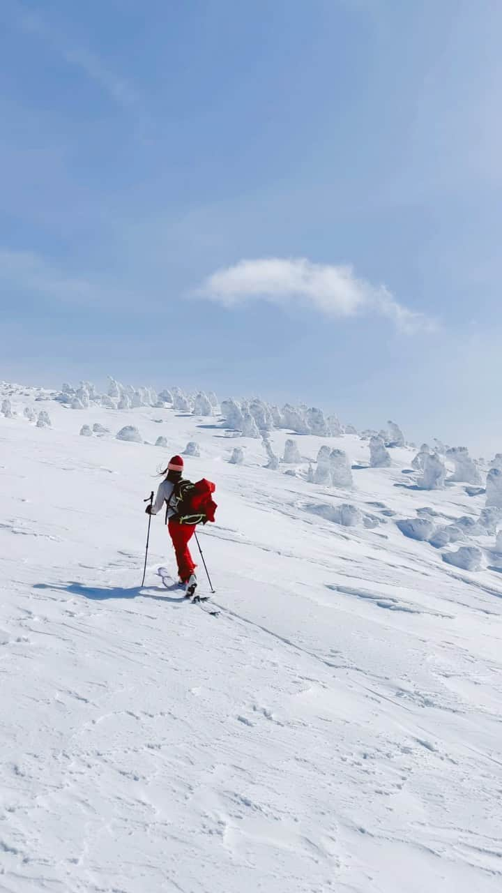 楠怜己のインスタグラム：「LET THE MOUNTAIN SET YOU FREE❄️」