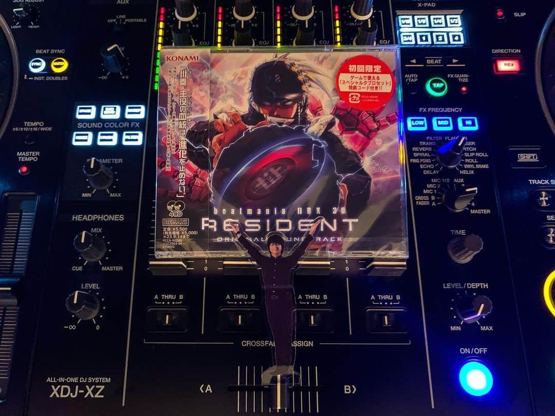 中原龍太郎のインスタグラム：「beatmania IIDX 30 RESIDENT ORIGINAL SOUNDTRACK🙌」