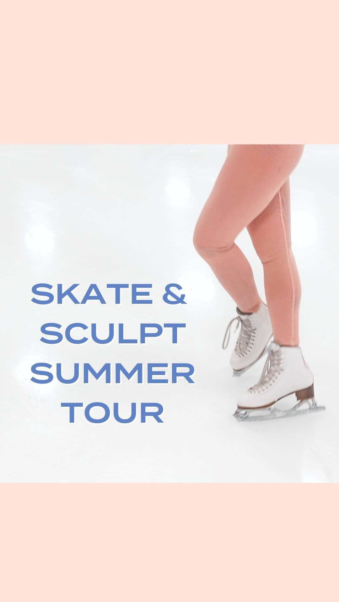 アシュリー・ワグナーのインスタグラム：「Let’s do this! ✈️💕 Who’s coming and what city will we see you in? ⛸️ Send this video to your friends if they live in these cities 👀 Tickets are already going quickly, so book soon. See you on the ice!  . . . . #figureskating #figureskater #retiredfigureskater #adultfigureskater #adultfigureskating #adultsskatetoo #confidence #fitness #synchroskating #synchronizedskating #figureskatingdrill #figureskatingworkout #skateandsculpt」