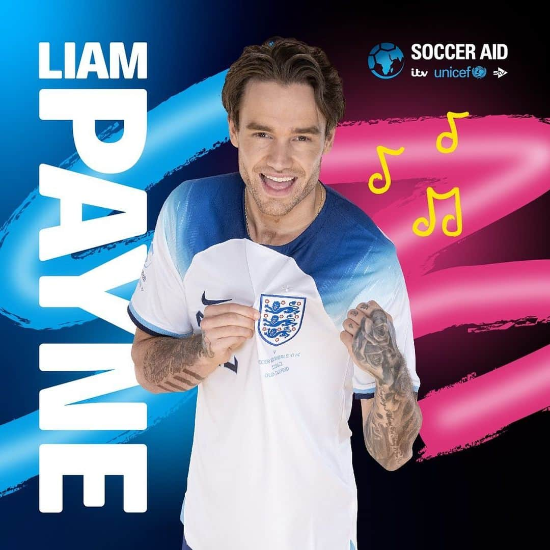 リアム・ペインさんのインスタグラム写真 - (リアム・ペインInstagram)「@LiamPayne is back in the England squad - raising vital funds for the incredible @unicef_uk 💙  Come and join us at Old Trafford, Manchester on Sunday 11 June! 🏟️  🎟 Link in @socceraid bio 💙」4月14日 1時02分 - liampayne