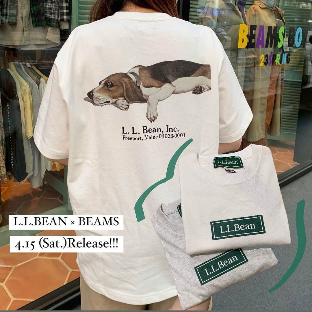 ビームス金沢さんのインスタグラム写真 - (ビームス金沢Instagram)「🦆 L.L.Bean × BEAMS 🦆 4.15（Sat.）Release . 今回は〈L.L.Bean〉の過去のカタログにあったビジュアルや、名作アイテムに使われた柄やディテールを踏襲し、今も尚、老若男女に愛されるベーシックなアイテム群をベースに、"ちょっとだけ気の利いたデイリーウエア"を製作。現代にマッチする素材選びとサイズフィッティングにアップデートし、〈BEAMS〉らしい遊び心のあるアイテムに仕上がりました。  ブランドのコーポレートカラーであるグリーンであしらったGreen Labelが特徴的なアイテムは、4月15日（土）より〈BEAMS〉、〈BEAMS PLUS〉、〈BEAMS BOY〉レーベル取り扱い店舗、BEAMS公式オンラインショップにて発売します。  これからの爽やかな初夏の装いにぴったりなアイテム群をぜひお楽しみに。 . Photography_ @tetsuokashiwada Hair&make_ @kojimak Prop styling_ @chan_shi26 Direction&Edit_ @taiyo.ooo Logo design_ @oxt_oxt . @llbean @llbeanjapan @beams_official @beams_plus @beams_boy_official #llbean #beams #beamsplus  #beamsboy  －－－－－－－－－－－－－－－－  🌐staff styling、Blog🌐 TOP URLからご覧ください🛩 店舗followも宜しくお願いします♬  #beams #beams_kanazawa #kanazawa #beamst #beamsf #brillaperilgusto #beamsstaffstyling #beamsplus #beamswomen #demiluxebeams #raybeams #beamsboy #beamslights #ootd #fashion #ishikawa #japan #ビームス #金沢 #ビームス金沢」4月13日 17時44分 - beams_kanazawa