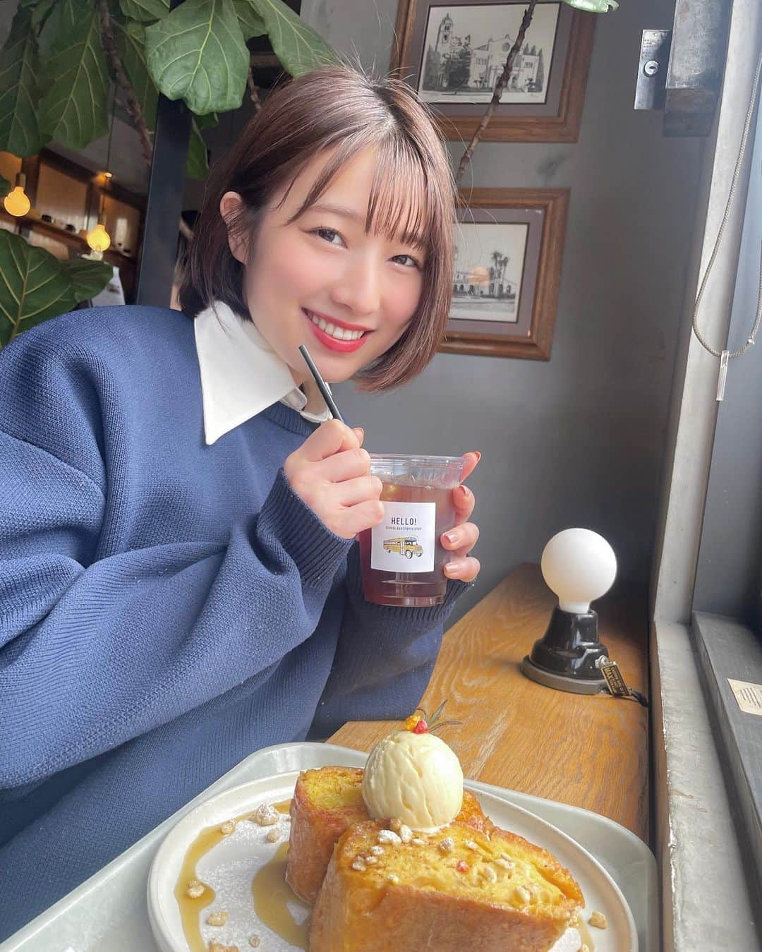 安部若菜さんのインスタグラム写真 - (安部若菜Instagram)「前に京都でパン巡りした時の🍞 ここは4,5軒目くらいだったけど、おいしかった〜🤤  その様子はYouTubeにも載せたのでよかったら見てみてね！  ちなみに皆は何パンが好きですか？🥐  #京都#京都グルメ#京都カフェ#パン#パン屋#フレンチトースト」4月13日 17時58分 - _wakapon_