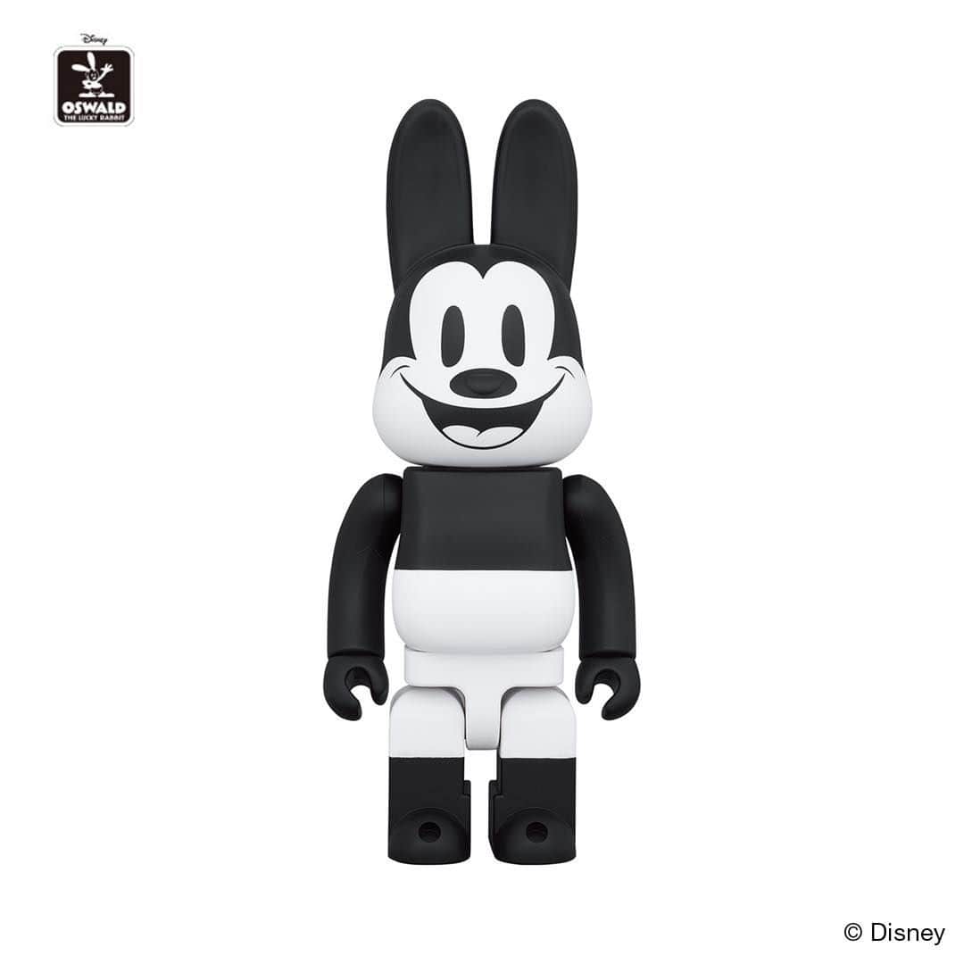 のインスタグラム：「【MEDICOM TOY at RESTIR】>>> LAUNCHING 4.15 (sat) 12:00-  ✔︎ R＠BBRICK Oswald the Lucky Rabbit 100％ & 400％  ©︎ Disney R@BBRICK TM & ©︎ 2015-2023 MEDICOM TOY CORPORATION. All rights reserved.  @restirofficial RESTIR.COM  #restir #リステア #bearbrick #ベアブリック」
