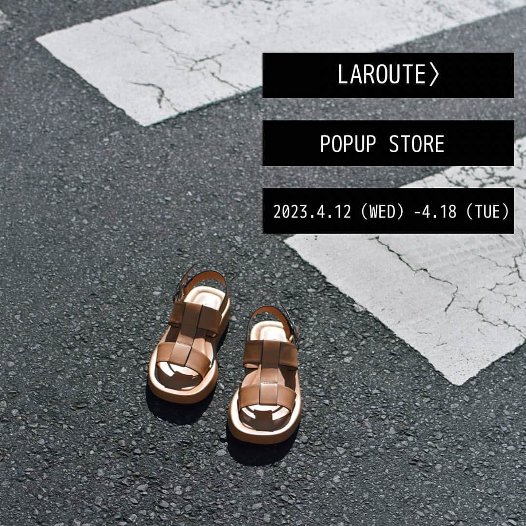 オンラインショップ アットシェルタのインスタグラム：「ー　INFORMATION ー  POPUP STORE開催のお知らせ  PLACE▪︎阪神梅田本店 3階イベントテラス  DATE▪︎2023/4/12 - 4/18  普段はWEBのみの販売アイテムも多数取り揃え、実際にご試着ご購入いただけます。 是非ご来店お待ちしております。  ※NOMINEとLOWELL Thingsと同時展開しております  @nomine_jp  @lowellthings   #laroute  #ラルート #popup」