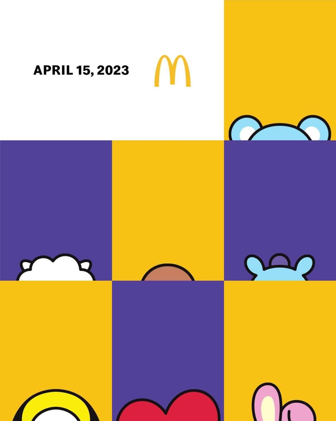 McDonald's Philippinesのインスタグラム：「Arriving soon! #McDoPH meets #BT21」