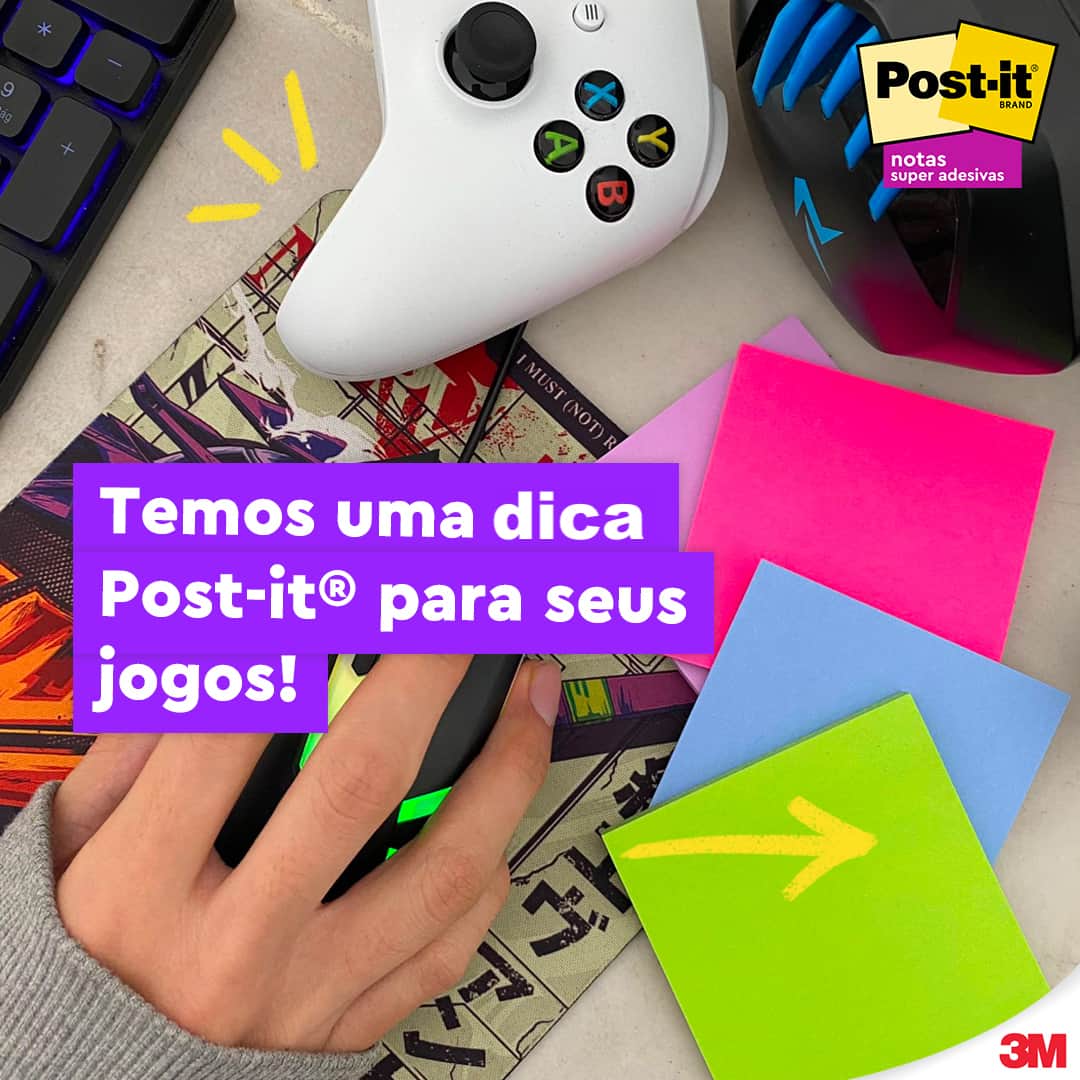 Post-it Brasilさんのインスタグラム写真 - (Post-it BrasilInstagram)「Gosta de Jogos ...