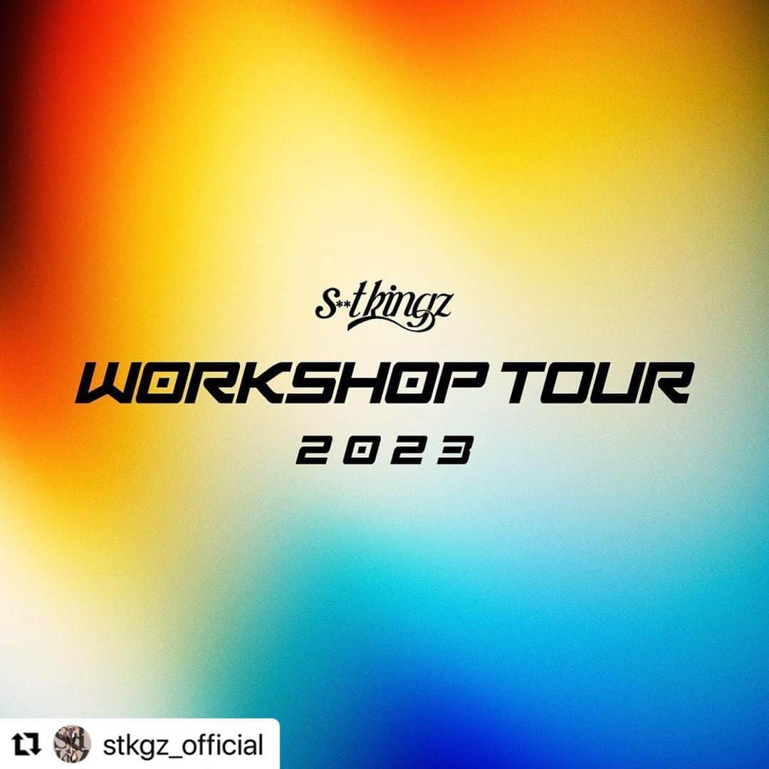 Oguriのインスタグラム：「ワークショップもやっちゃう！🤩🔥  s**t kingz Workshop Tour 2023 開催決定‼️  4月14日正午〜 ファンクラブ062 にて チケット最速先行予約スタート‼️  【東京】有明アリーナ サブアリーナ  9月10日(日) 入門　11:30／14:45 経験者 18:00  【福岡】レソラホール 9月17日(日)	 入門　 12:00 経験者 15:00  【愛知】SPACE “D” 9月20日(水)	 入門　 16:00 経験者 19:00  【北海道】 DANCE STUDIO NATIVE SAPPORO 9月23日(土)	 入門　　12:00 経験者　15:00  【大阪】 城東区民センター ホール 10月1日(日)	 入門　　11:30／14:45　 経験者　18:00  【宮城】エルパーク仙台 スタジオホール 10月8日(日) 入門　　12:00 経験者　15:00  【広島】TSSテレビ新広島 別館9Fスタジオ 10月14日(土) 入門　　12:00 経験者　15:00  【チケット情報】 ￥7,150-(税込)  📍公式サイトhttps://shitkingz.jp/shows/workshop2023/  Artwork by @masataka_ym   #シットキングス #シッキン #stkgz #DANCE #WORKSHOP」