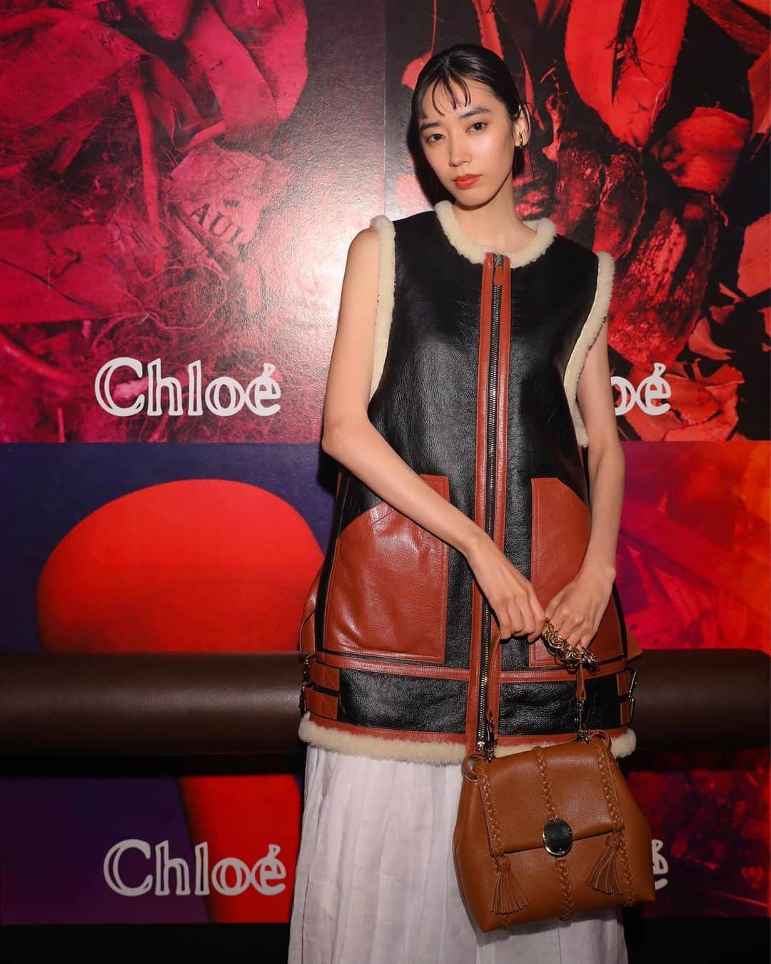 晶さんのインスタグラム写真 - (晶Instagram)「@chloe Chloe #ChloeInTokyo  wears all clothing Chloe 🦪🤍」4月13日 22時13分 - ___akira_i