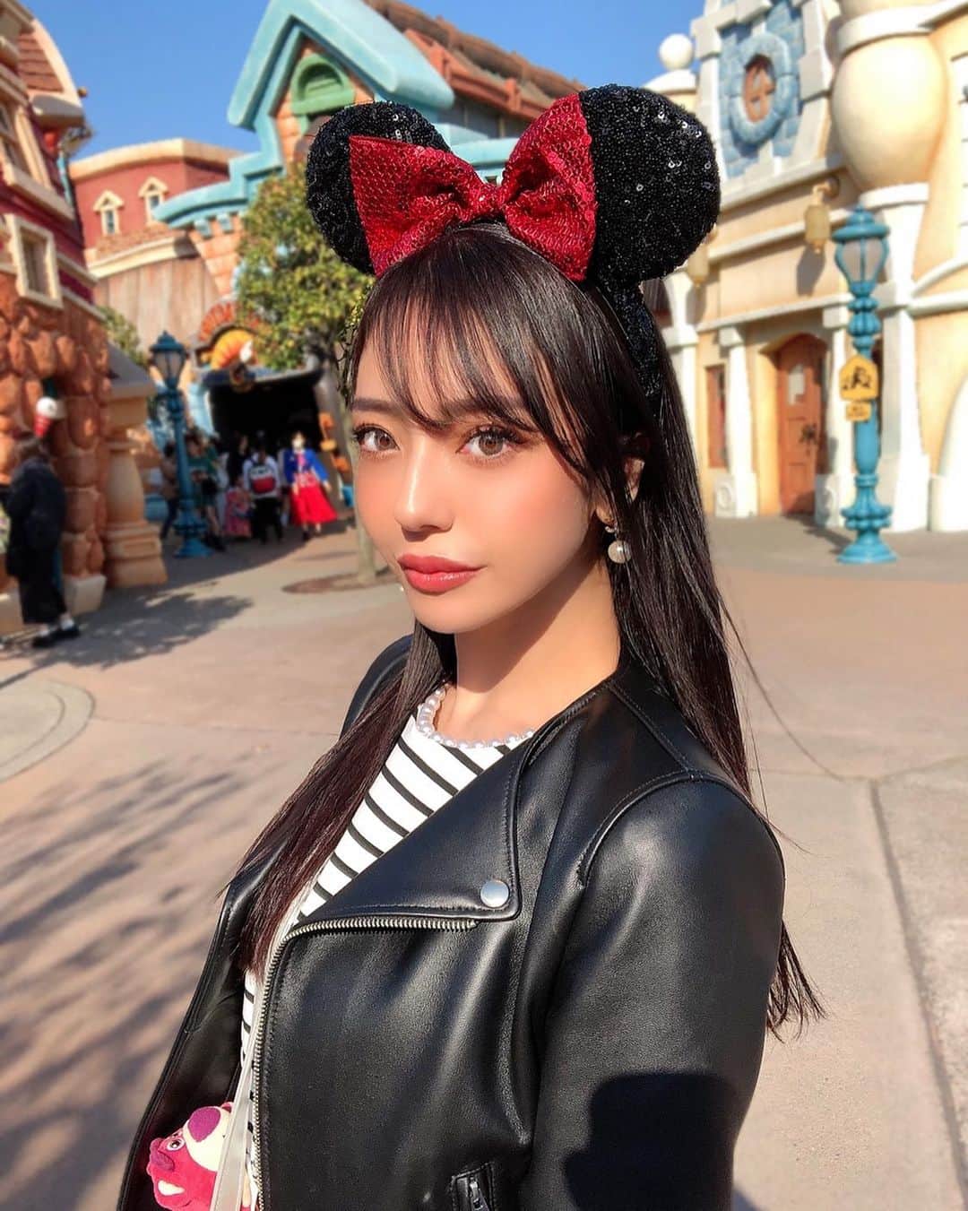 のインスタグラム：「🐭🎀❤️  #夢の国」