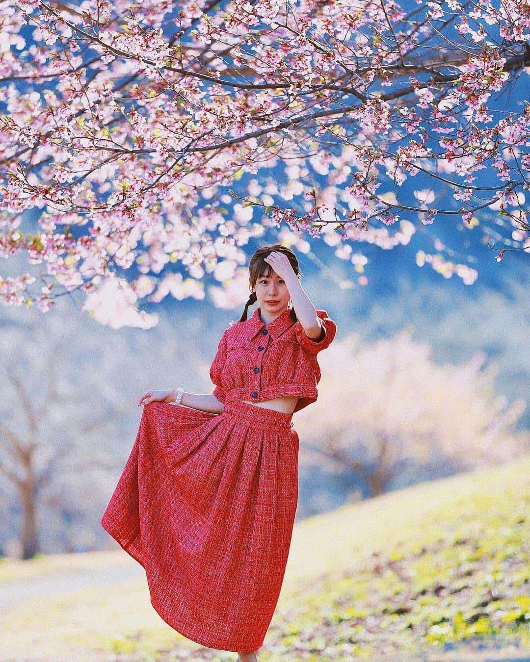 加藤育実さんのインスタグラム写真 - (加藤育実Instagram)「もう4月も半ばですね！  今年は東京では2ヶ所、茨城で3ヶ所、色んな桜が見れてとっても桜充しましたっ🌸☺️  せっかく日本に住んでいるので、これからも四季を楽しんでいこうと思います！  #加藤いくみ #桜」4月13日 23時19分 - katoikumi193