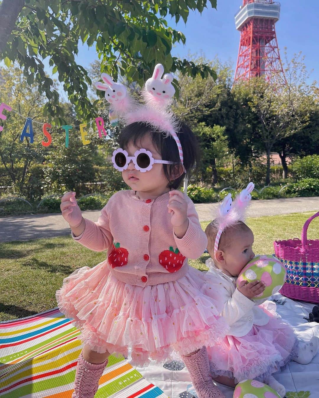 SEIRAのインスタグラム：「🌼🐰🐾🐣🌷 Happy Easter ‪- ̗̀ ꪔ̤̥ꪔ̤̮ꪔ̤̫ ̖́-‬」