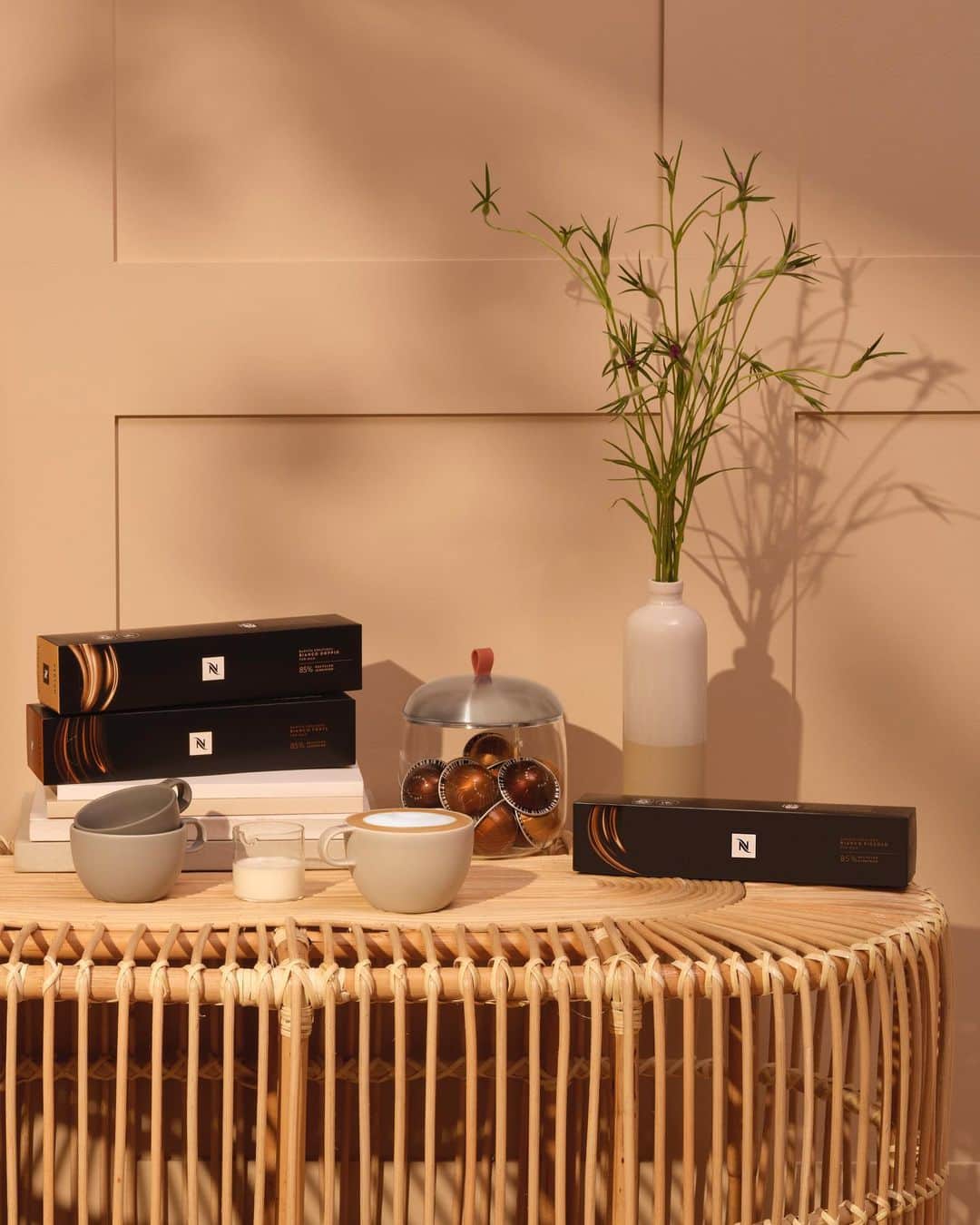 Nespressoのインスタグラム：「Your newest coffee creations await. The Barista Milk Creations are specifically designed for that perfectly crafted coffee with milk moment – ready to indulge?  #Nespresso #NespressoVertuo #NespressoCreativeCups」
