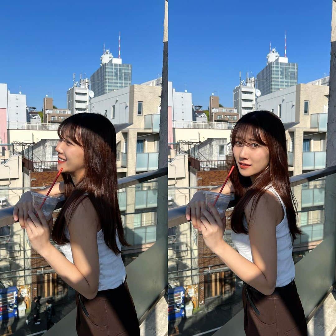 Moka さんのインスタグラム写真 - (Moka Instagram)「今日天気良すぎたね☀️  ルーフトップカフェ気持ちよかった〜！  #フリーモデル #フリーランスモデル #フリーモデル東京 #広告モデル #イメージモデル #撮影 #撮影モデル #撮影依頼受付中 #撮影依頼募集中 #インフルエンサー #インスタグラマー #一人旅 #ひとり旅 #一人旅女子 #旅人 #カメラ女子 #一眼女子 #一眼カメラ #旅行好き #旅行好き女子 #旅女 #タビジョ #旅ガール #サウナ女子 #サ活女子 #サウナガール #サウナー #サウナー女子 #サウナイキタイ #サウナ好き」4月9日 21時15分 - moka_030n