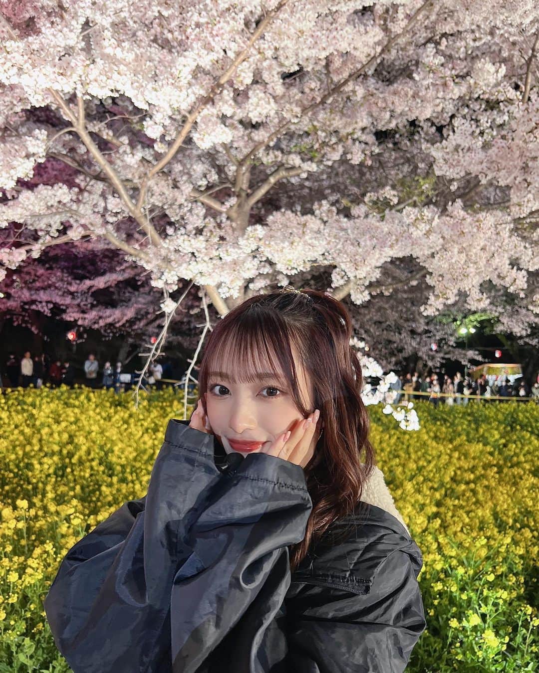 向井地美音さんのインスタグラム写真 - (向井地美音Instagram)「* 東京の桜はもう散っちゃったねえ」4月9日 21時31分 - ___mion.m
