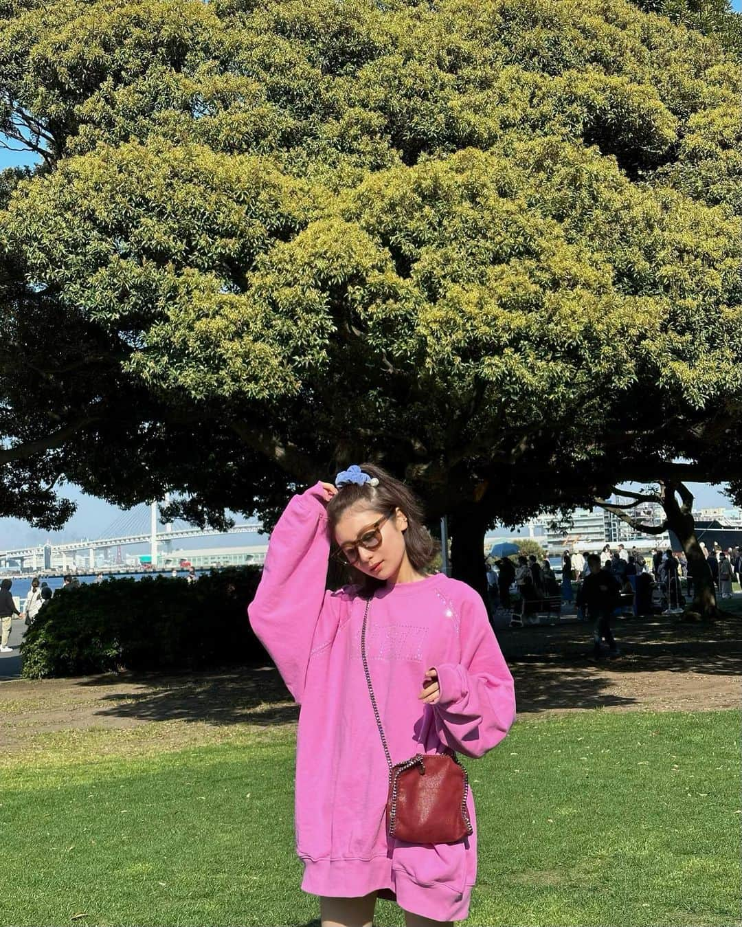 齊藤英里さんのインスタグラム写真 - (齊藤英里Instagram)「☀️🌳💖🩵」4月9日 21時46分 - erisaito.official